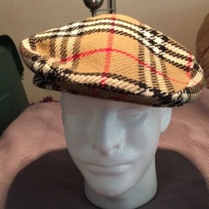 VINTAGE MEN’S “BURBERRY’S OF LONDON” NEWSBOY CAP